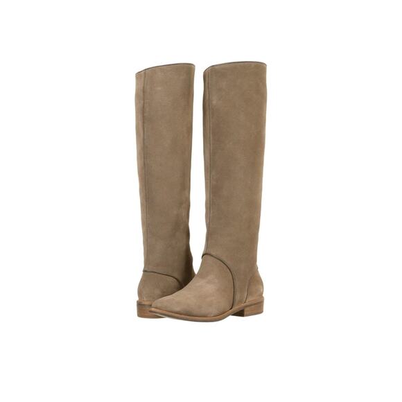 Women's UGG Gracen Suede Block Heel Riding Boots, 1017344 Size 9 brown tan - Picture 1 of 10